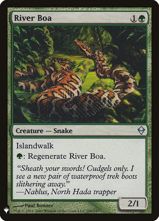 River Boa [Mystery Booster] MTG Single Magic: The Gathering  | Multizone: Comics And Games