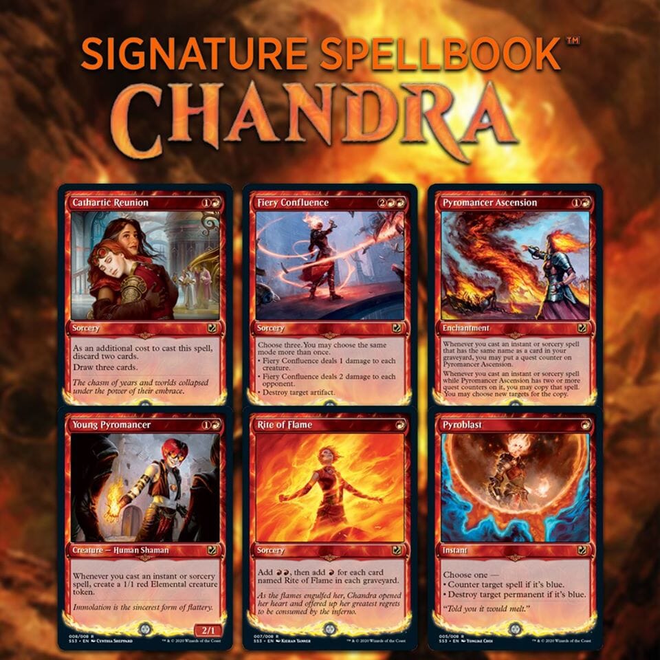 Signature Spellbook- Chandra Magic The Gathering Wizards  | Multizone: Comics And Games