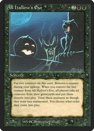 All Hallow's Eve [Legends] MTG Single Magic: The Gathering  | Multizone: Comics And Games