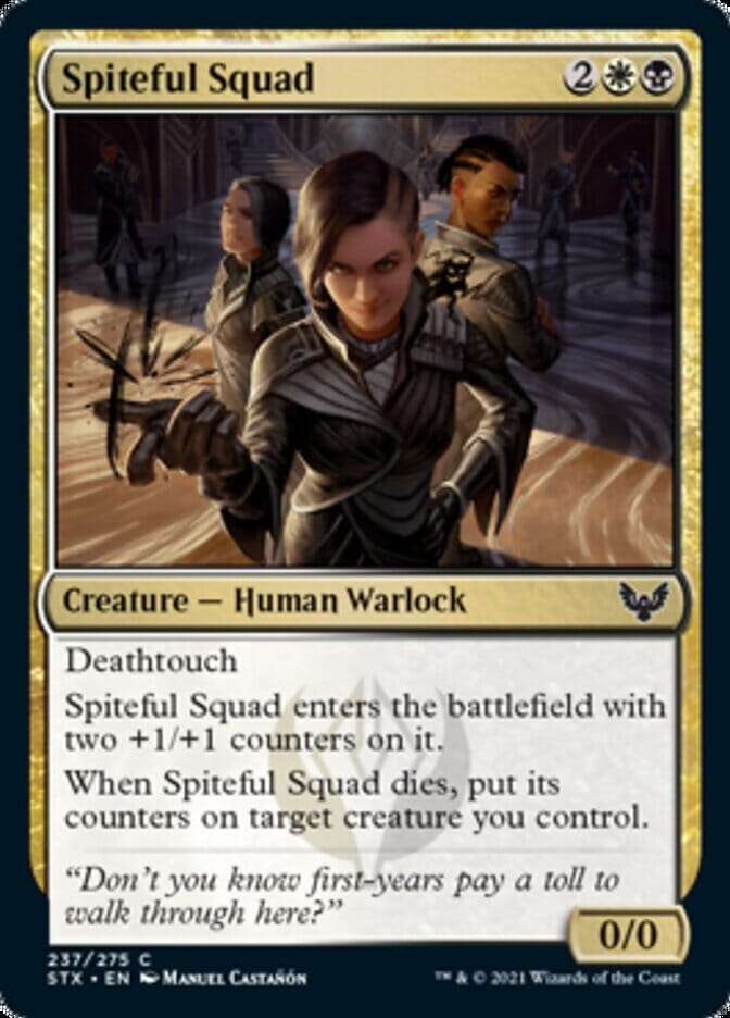 Spiteful Squad [Strixhaven: School of Mages] MTG Single Magic: The Gathering  | Multizone: Comics And Games