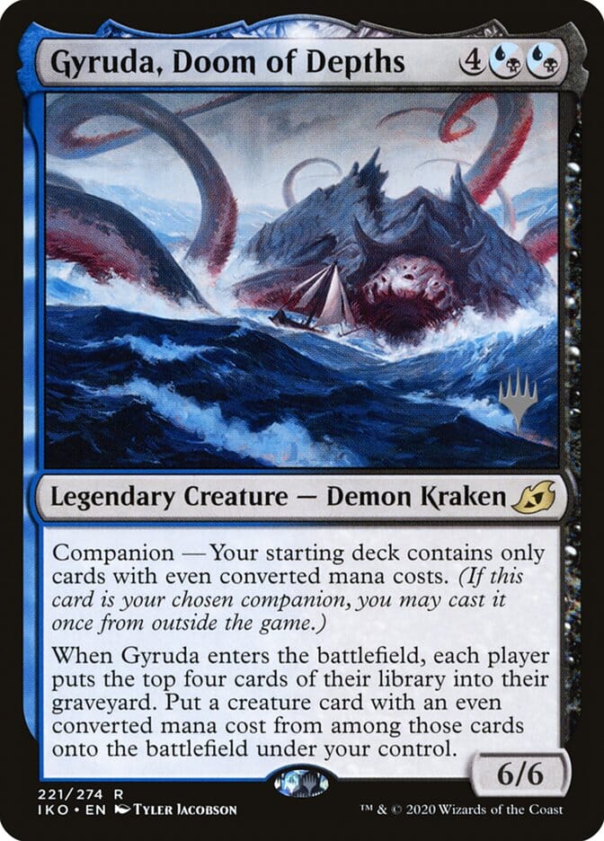 Gyruda, Doom of Depths (Promo Pack) [Ikoria: Lair of Behemoths Promos] MTG Single Magic: The Gathering  | Multizone: Comics And Games