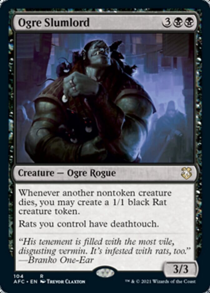 Ogre Slumlord [Dungeons & Dragons: Adventures in the Forgotten Realms Commander] MTG Single Magic: The Gathering  | Multizone: Comics And Games