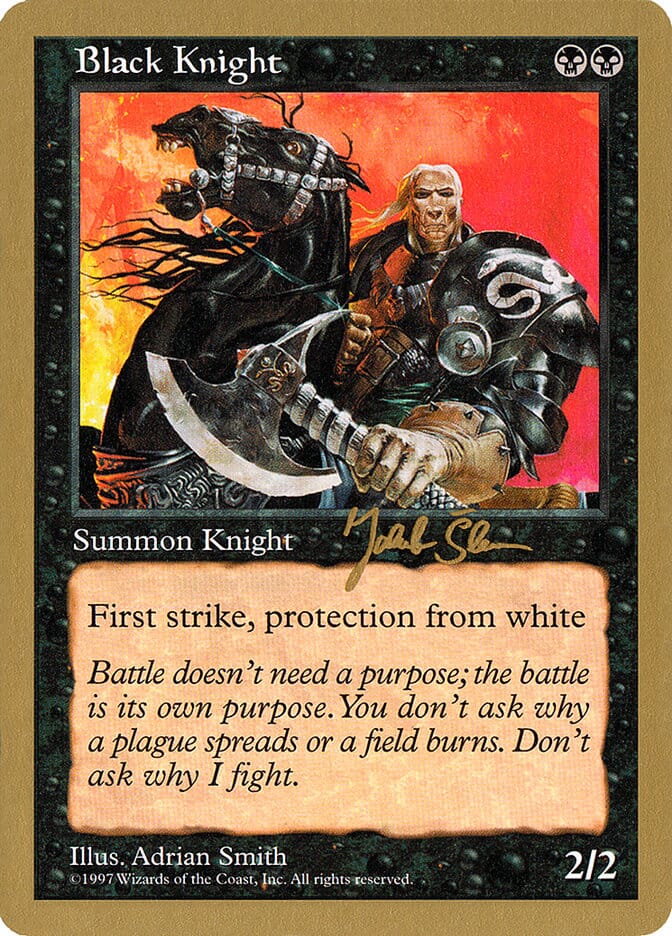 Black Knight (Jakub Slemr) [World Championship Decks 1997] MTG Single Magic: The Gathering  | Multizone: Comics And Games