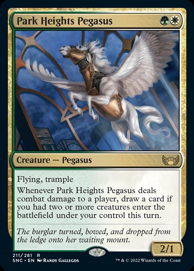 Park Heights Pegasus [Streets of New Capenna] MTG Single Magic: The Gathering  | Multizone: Comics And Games