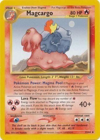 Magcargo (33/64) [Neo Revelation Unlimited] Pokemon Single Pokémon  | Multizone: Comics And Games
