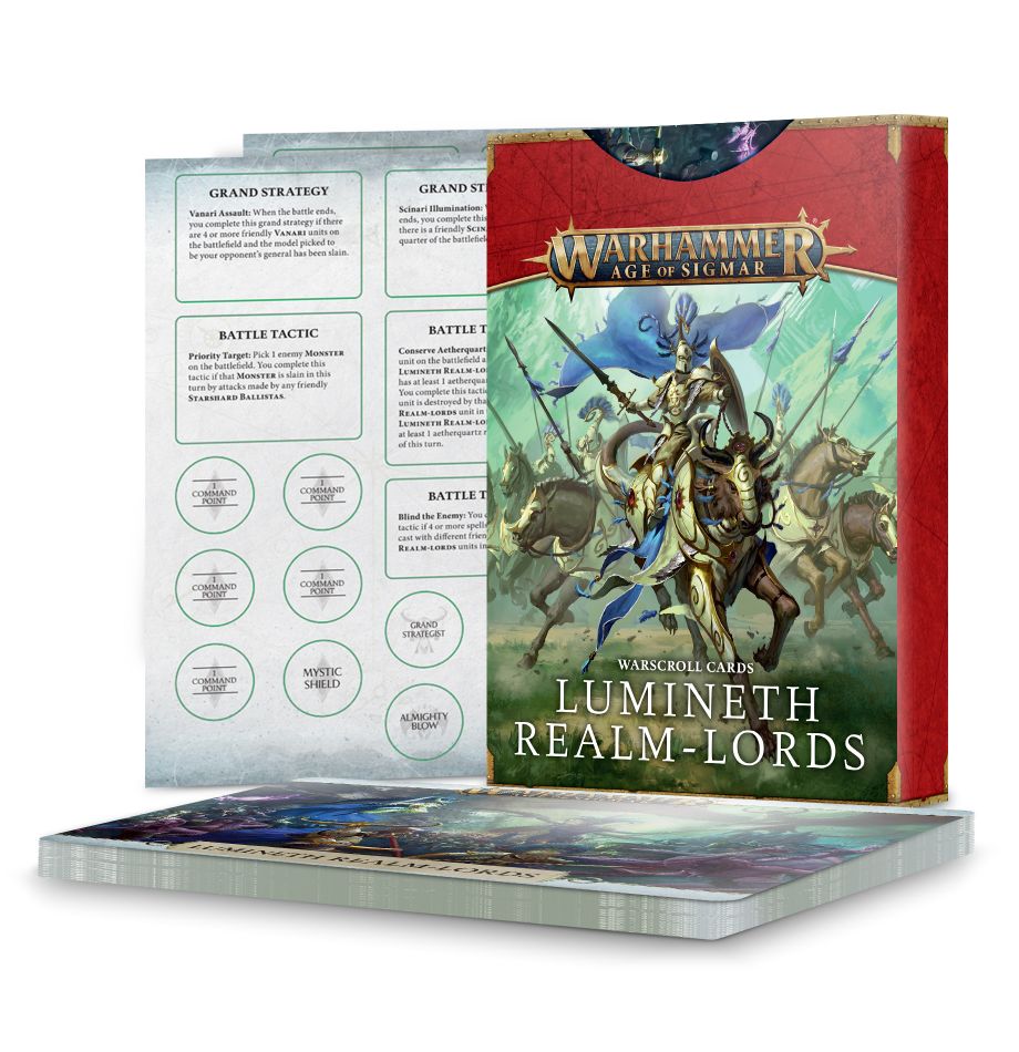 LUMINETH REALM-LORDS WARSCROLL CARDS (3E – ENG) | Multizone: Comics And Games