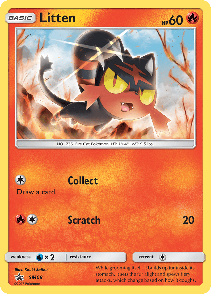 Litten (SM08) [Sun & Moon: Black Star Promos] Pokemon Single Pokémon  | Multizone: Comics And Games