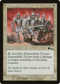 Expendable Troops [Urza's Legacy] MTG Single Magic: The Gathering  | Multizone: Comics And Games