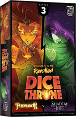 Dice throne Season One Rerolled Board game Multizone: Comics And Games 3 Pyromancer VS Shadow Thief  | Multizone: Comics And Games