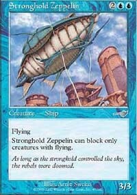 Stronghold Zeppelin [Nemesis] MTG Single Magic: The Gathering  | Multizone: Comics And Games