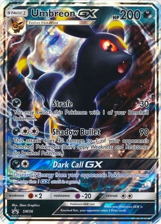 Umbreon GX (SM36) (Jumbo Card) [Sun & Moon: Black Star Promos] Pokemon Single Pokémon  | Multizone: Comics And Games