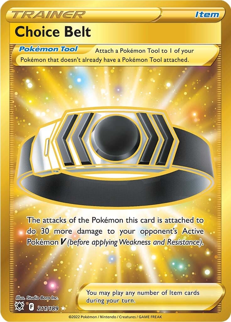 Choice Belt (211/189) [Sword & Shield: Astral Radiance] Pokemon Single Pokémon  | Multizone: Comics And Games