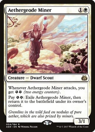 Aethergeode Miner [Aether Revolt] MTG Single Magic: The Gathering  | Multizone: Comics And Games