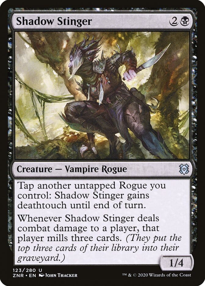 Shadow Stinger [Zendikar Rising] MTG Single Magic: The Gathering  | Multizone: Comics And Games
