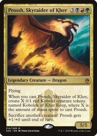 Prossh, Skyraider of Kher [Masters 25] MTG Single Magic: The Gathering  | Multizone: Comics And Games