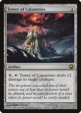 Tower of Calamities [Scars of Mirrodin] MTG Single Magic: The Gathering  | Multizone: Comics And Games
