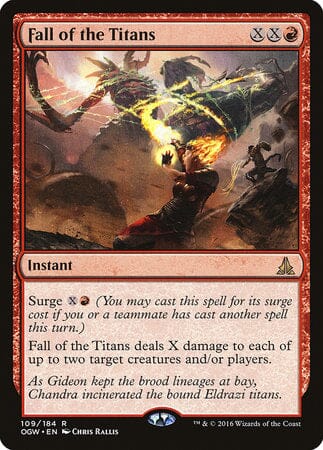 Fall of the Titans [Oath of the Gatewatch] MTG Single Magic: The Gathering  | Multizone: Comics And Games