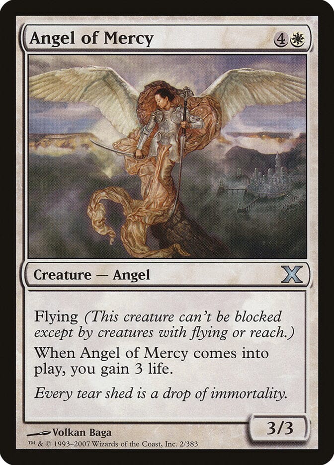 Angel of Mercy [Tenth Edition] MTG Single Magic: The Gathering  | Multizone: Comics And Games