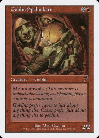 Goblin Spelunkers [Seventh Edition] MTG Single Magic: The Gathering  | Multizone: Comics And Games