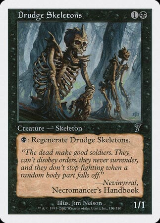 Drudge Skeletons [Seventh Edition] MTG Single Magic: The Gathering  | Multizone: Comics And Games
