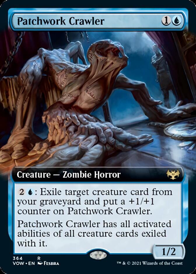 Patchwork Crawler (Extended) [Innistrad: Crimson Vow] MTG Single Magic: The Gathering  | Multizone: Comics And Games