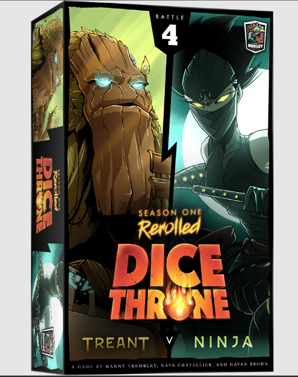 Dice throne Season One Rerolled Board game Multizone: Comics And Games 1 Barbarian VS Moon Elf  | Multizone: Comics And Games