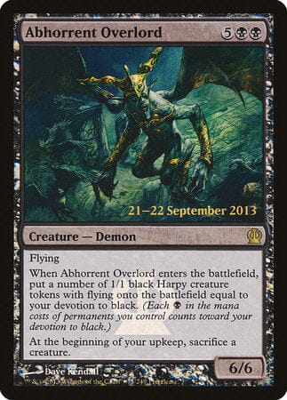 Abhorrent Overlord [Theros Promos] MTG Single Magic: The Gathering  | Multizone: Comics And Games