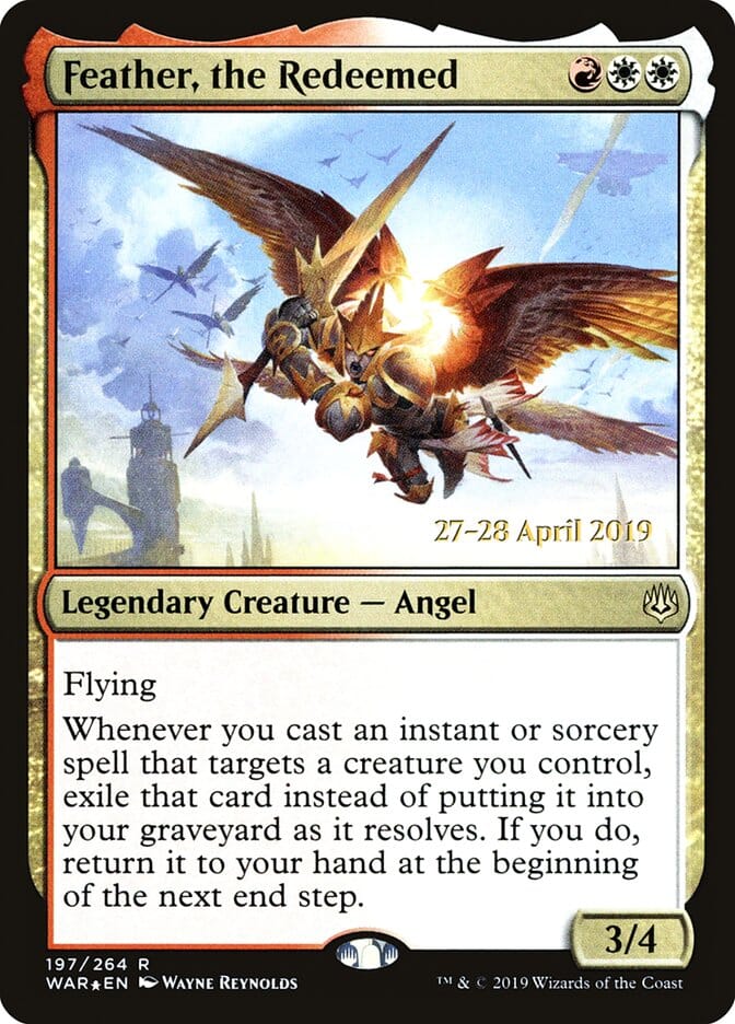 Feather, the Redeemed [War of the Spark Prerelease Promos] MTG Single Magic: The Gathering  | Multizone: Comics And Games