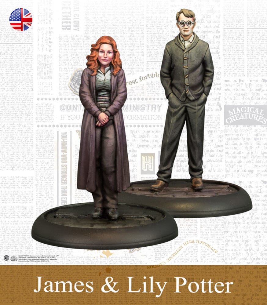 James & Lily Potter Harry Potter Miniature Game Knight Models  | Multizone: Comics And Games