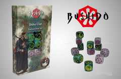 Bushido faction Dice set Bushido GCT Studios Shiho Clan  | Multizone: Comics And Games