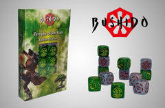 Bushido faction Dice set Bushido GCT Studios Temple of Ro‐Kan  | Multizone: Comics And Games