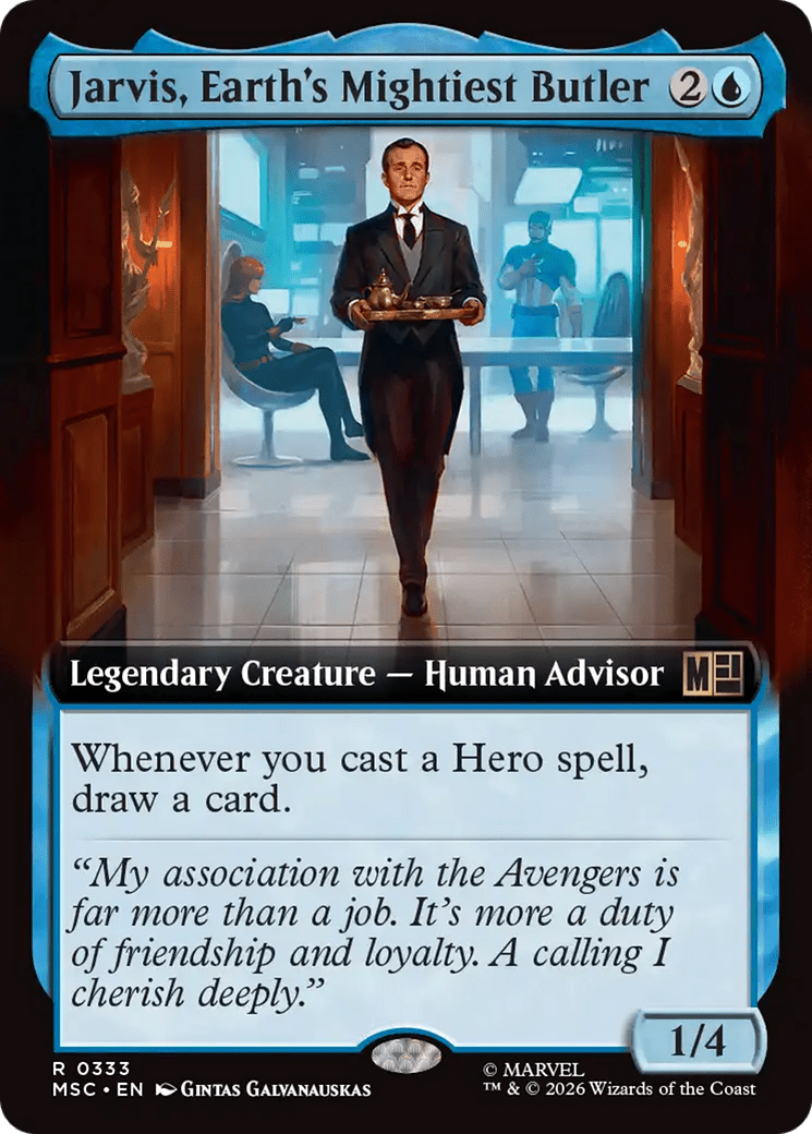 Jarvis, Earth's Mightiest Butler (Extended Art) [Marvel Super Heroes Commander] | Multizone: Comics And Games