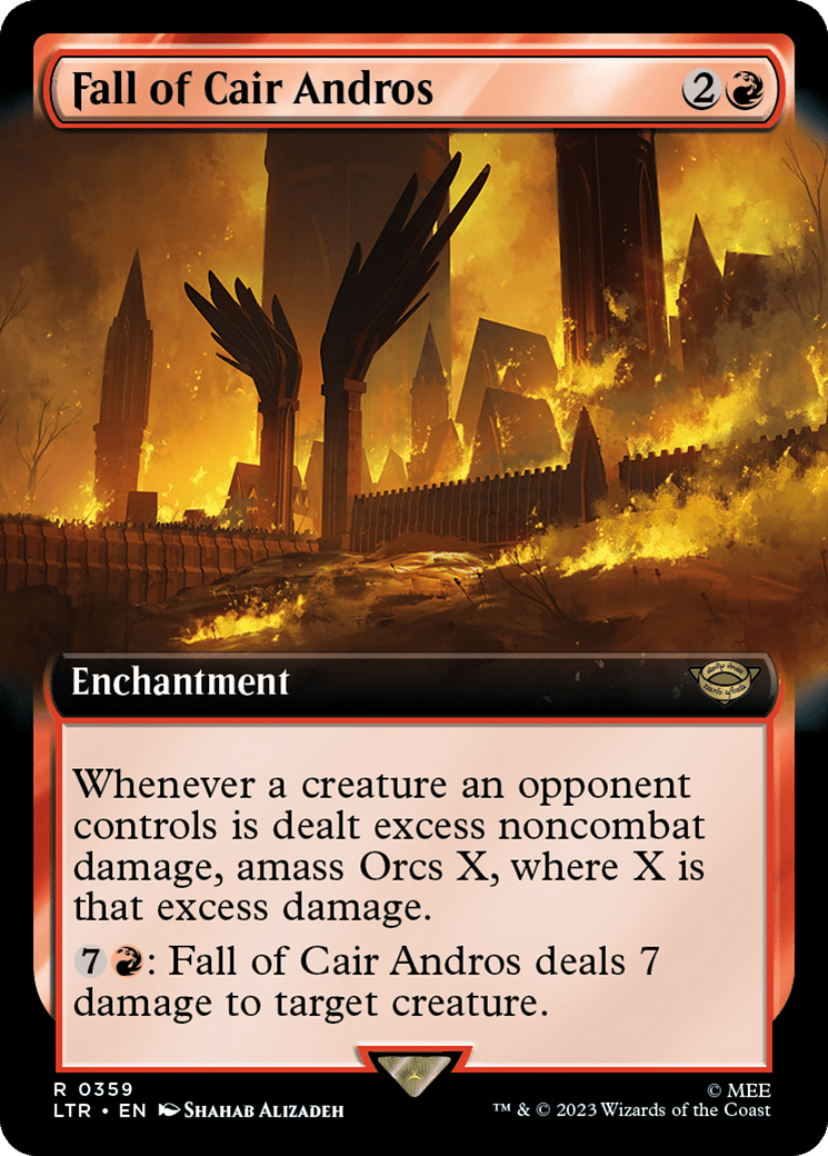 Fall of Cair Andros (Extended Art) [The Lord of the Rings: Tales of Middle-Earth] MTG Single Magic: The Gathering  | Multizone: Comics And Games