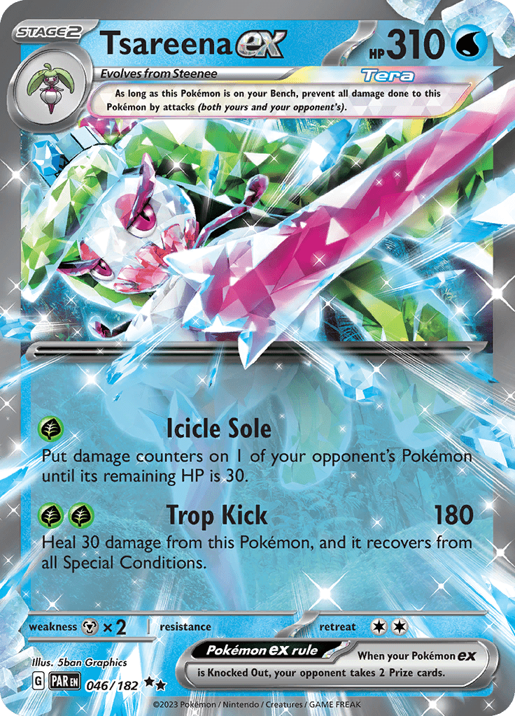 Tsareena ex (046/182) [Scarlet & Violet: Paradox Rift] Pokemon Single Pokémon  | Multizone: Comics And Games