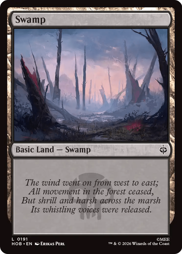 Swamp (0191) [The Hobbit] MTG Single Magic: The Gathering  | Multizone: Comics And Games