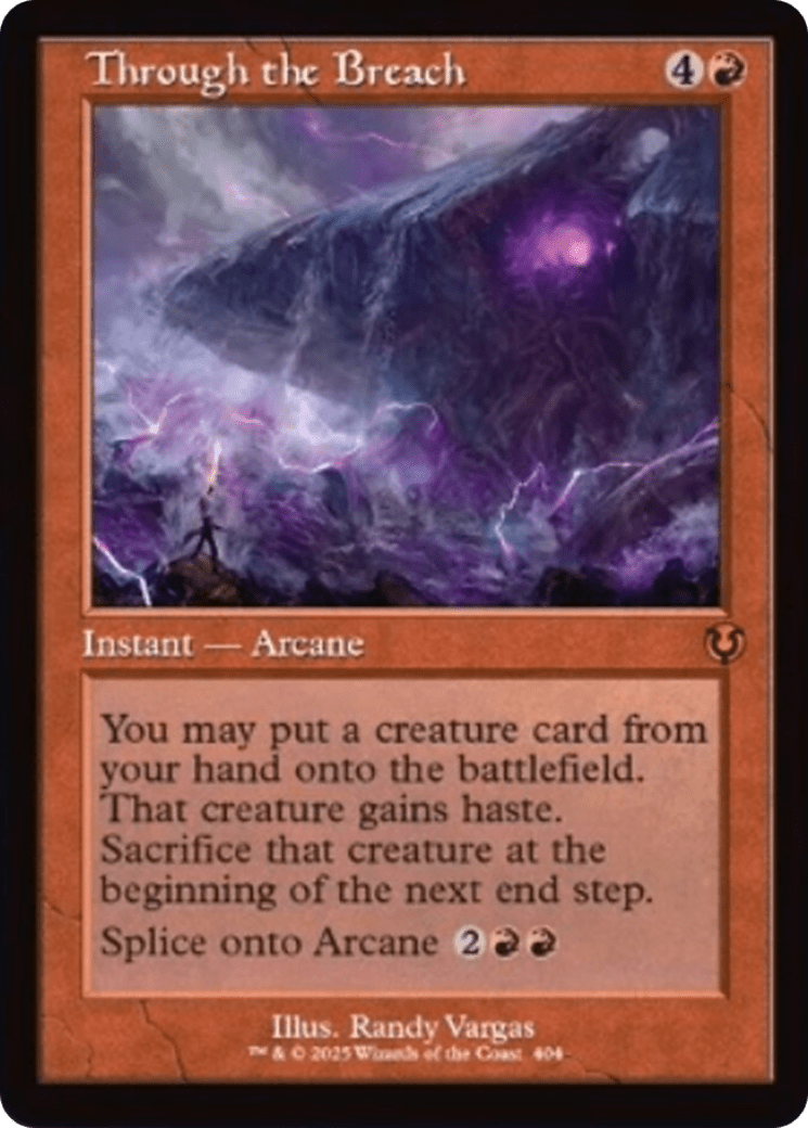Through the Breach (Retro Frame) [Innistrad Remastered] MTG Single Magic: The Gathering  | Multizone: Comics And Games