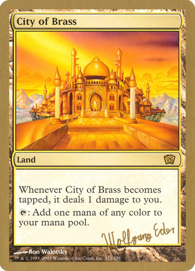 City of Brass (Wolfgang Eder) [World Championship Decks 2003] MTG Single Magic: The Gathering  | Multizone: Comics And Games