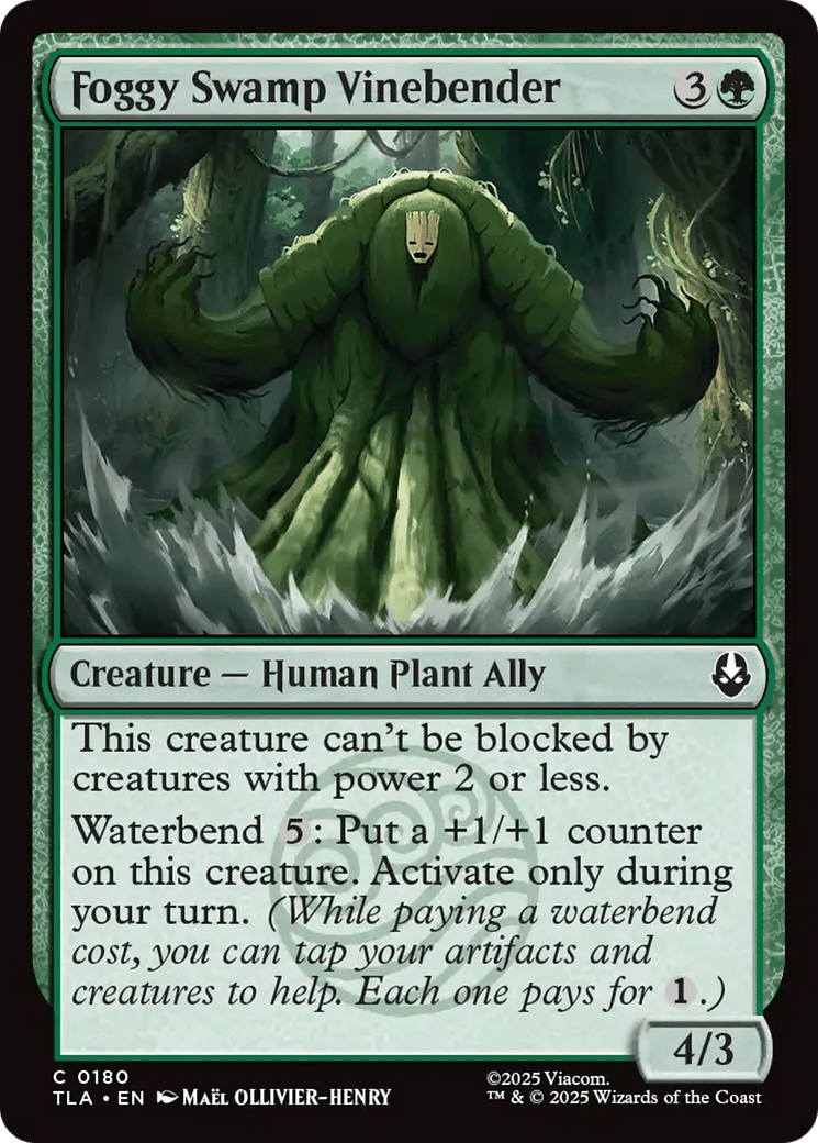 Foggy Swamp Vinebender [Avatar: The Last Airbender] MTG Single Magic: The Gathering  | Multizone: Comics And Games