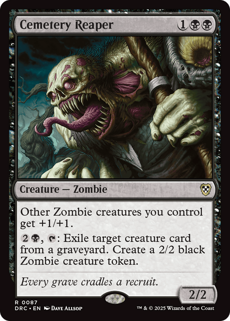 Cemetery Reaper [Aetherdrift Commander] MTG Single Magic: The Gathering  | Multizone: Comics And Games