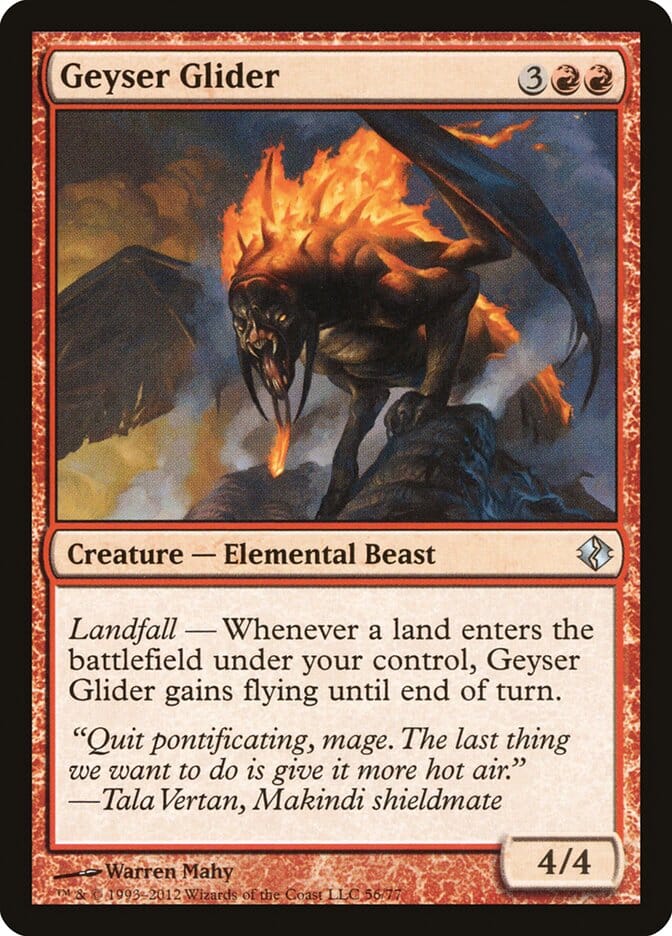 Geyser Glider [Duel Decks: Venser vs. Koth] MTG Single Magic: The Gathering  | Multizone: Comics And Games