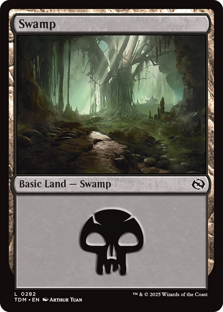 Swamp (0282) [Tarkir: Dragonstorm] MTG Single Magic: The Gathering  | Multizone: Comics And Games