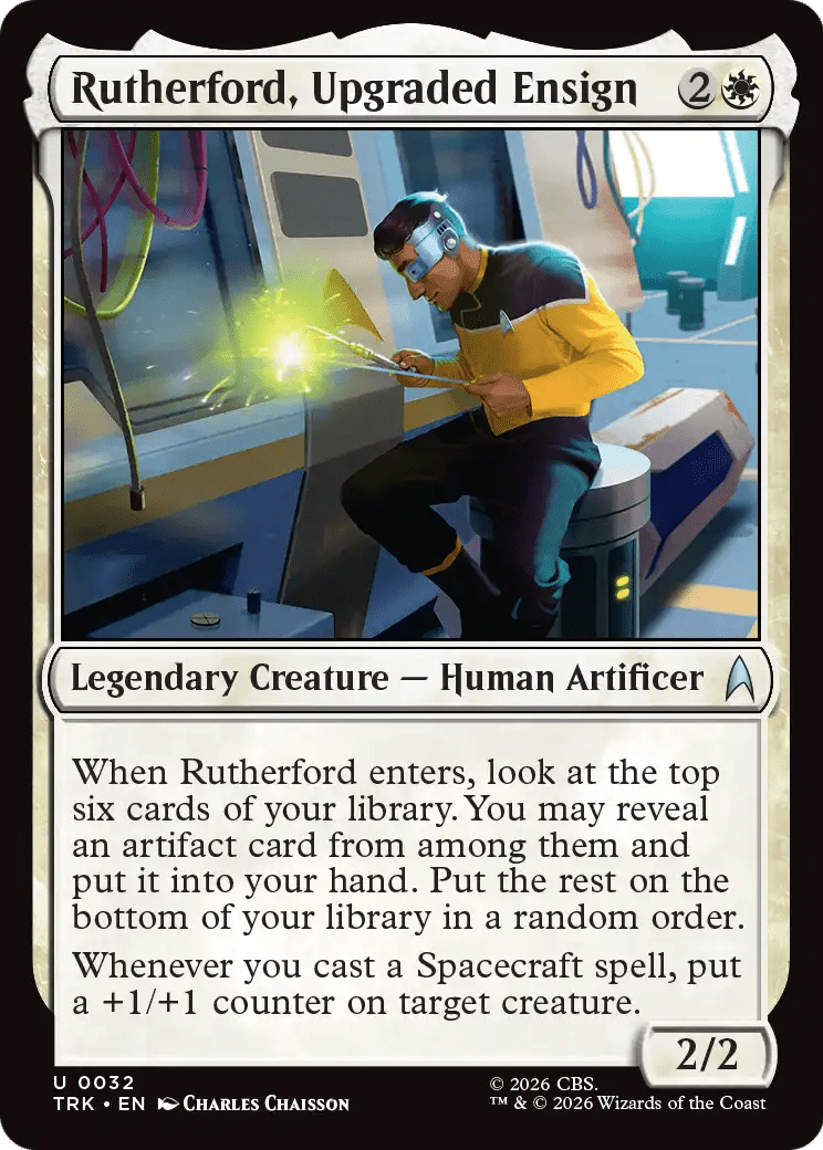 Rutherford, Upgraded Ensign [Star Trek] MTG Single Magic: The Gathering  | Multizone: Comics And Games