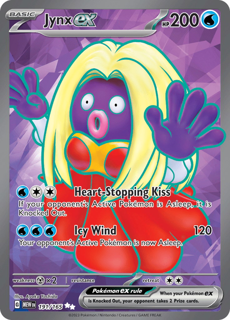 Jynx ex (191/165) [Scarlet & Violet 151] Pokemon Single Pokémon  | Multizone: Comics And Games