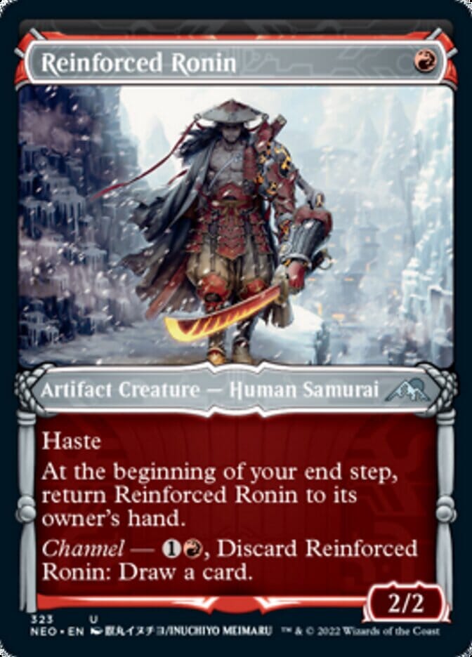 Reinforced Ronin (Showcase Samurai) [Kamigawa: Neon Dynasty] MTG Single Magic: The Gathering  | Multizone: Comics And Games