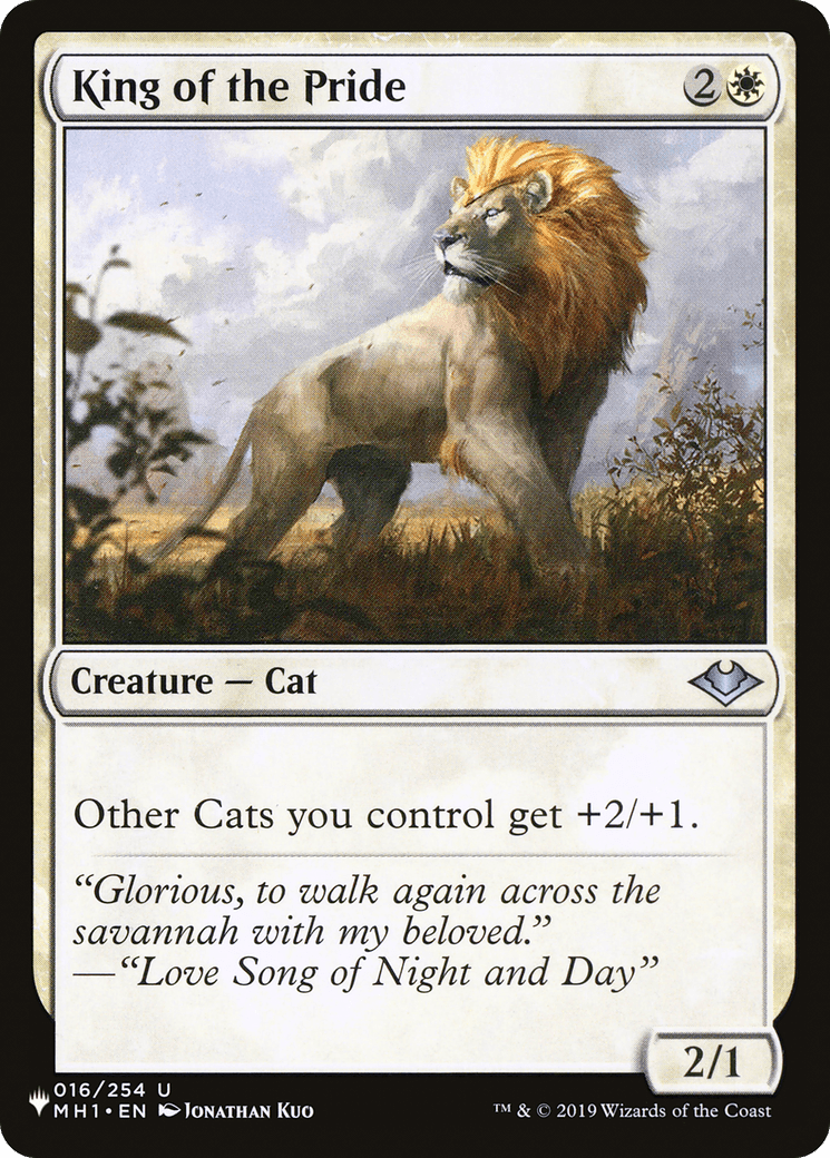 King of the Pride [The List] MTG Single Magic: The Gathering  | Multizone: Comics And Games