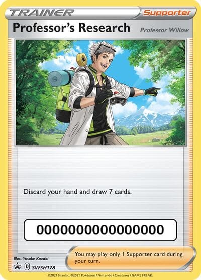Professor's Research (SWSH178) (Pokemon Go Code) [Sword & Shield: Black Star Promos] Pokemon Single Pokémon  | Multizone: Comics And Games