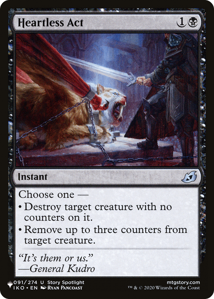 Heartless Act [The List] MTG Single Magic: The Gathering  | Multizone: Comics And Games