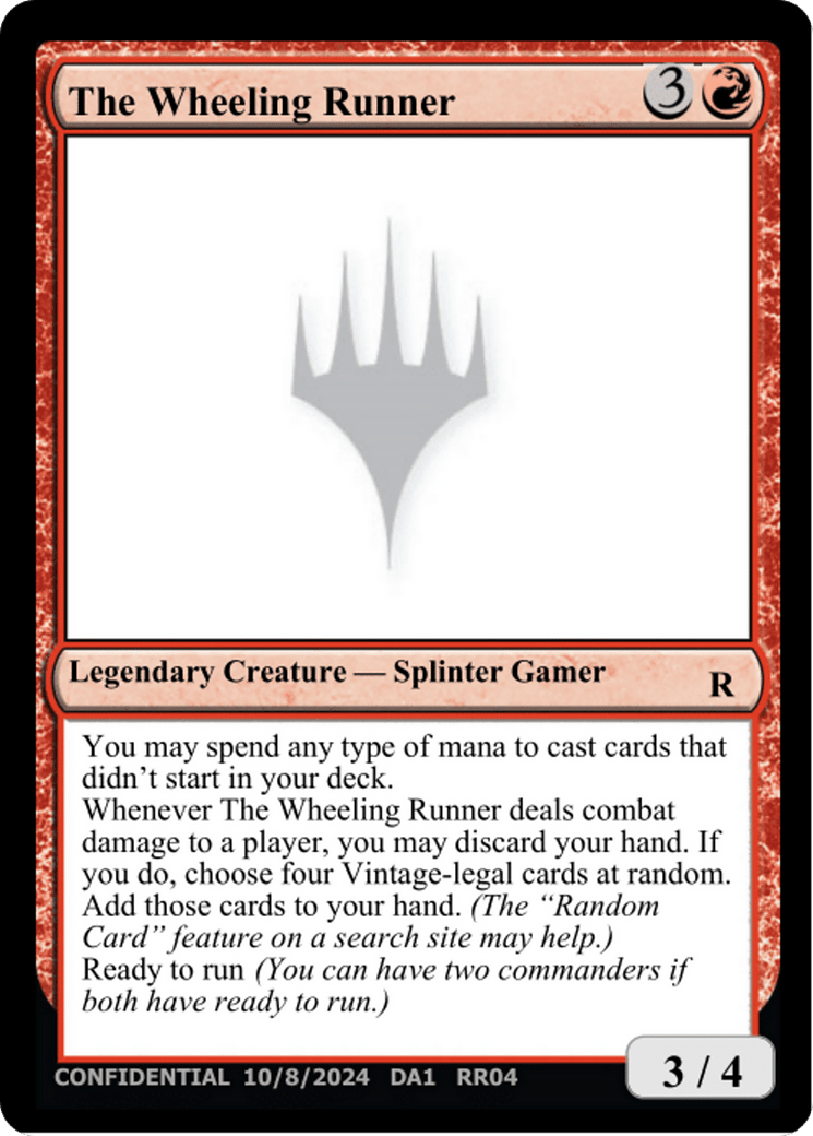 The Wheeling Runner [Unknown Event] MTG Single Magic: The Gathering  | Multizone: Comics And Games
