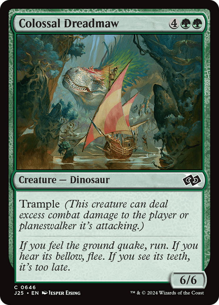 Colossal Dreadmaw [Foundations Jumpstart] MTG Single Magic: The Gathering  | Multizone: Comics And Games