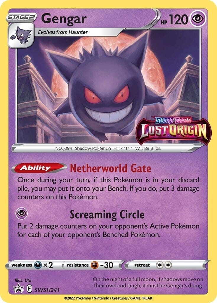 Gengar (SWSH241) [Sword & Shield: Black Star Promos] Pokemon Single Pokémon  | Multizone: Comics And Games